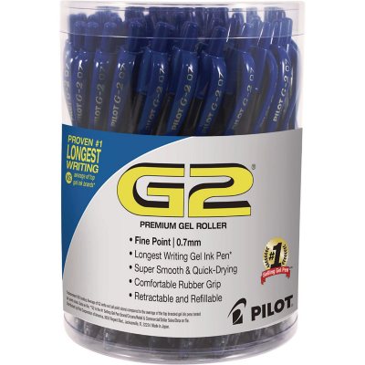 Pilot G2 Premium Retractable Gel Ink Pen, Refillable, .7 mm, Blue, 36 pk.