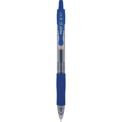Pilot G2 Premium Retractable Gel Ink Pen, Refillable, .7 mm, Blue, 36 pk.