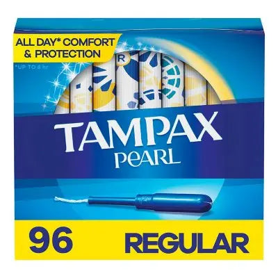 Tampax Pearl Regular Tampons, 96 St.