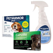 PetArmor Plus Capstar Flea & Tick Bundle for Medium Dogs, 3-Month Supply, >25 lbs.
