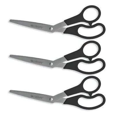 Westcott(R) Three Pack Value Pack Scissors