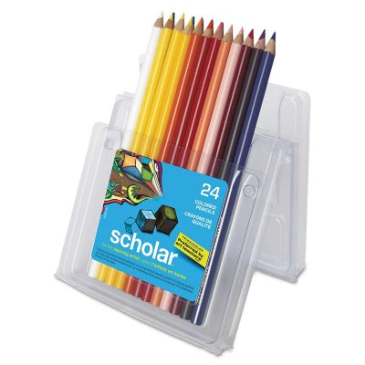 Prismacolor Scholar Colored Pencil Set, 3 mm, 24/Pack