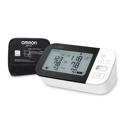 Omron 7 Series Upper Arm Bluetooth Blood Pressure Monitor with AC Adapter