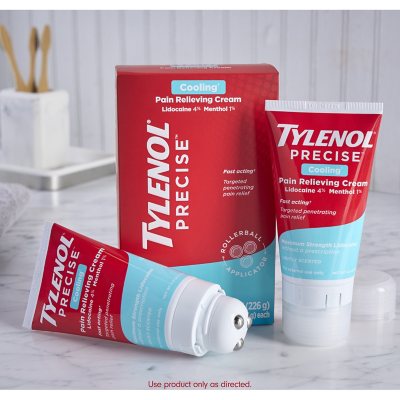 Tylenol Precise Cooling Pain Relieving Cream, 4 oz., 2 pk.