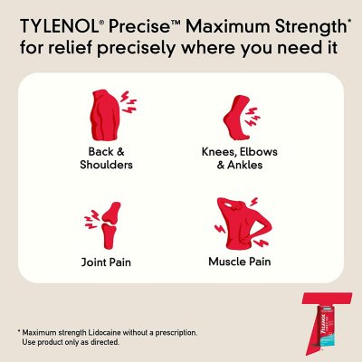 Tylenol Precise Cooling Pain Relieving Cream, 4 oz., 2 pk.