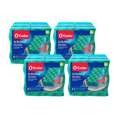 O-Cedar Multi-Use No-Scratch Scrunge Sponge, 24 ct.