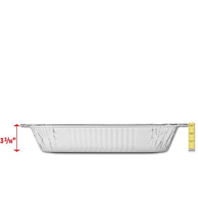 Member's Mark Aluminum Steam Table Pans, Full Size 50 ct.