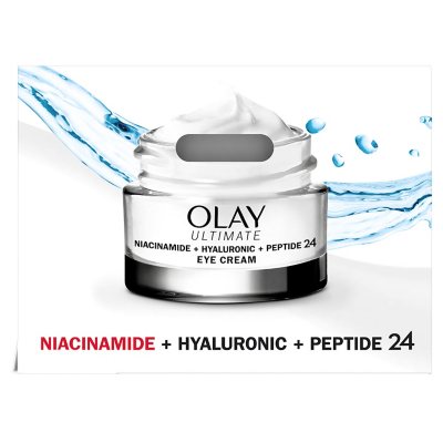 Olay Ultimate Niacinamide + Hyaluronic + Peptide Eye Cream, 0.5 oz., 2 pk.