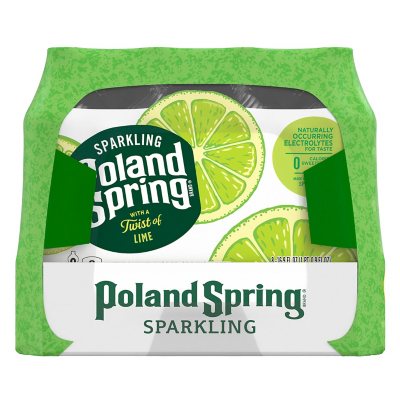 Poland Spring Sparkling Water Flavor Variety Pack 16.9 fl. oz., 24 pk.