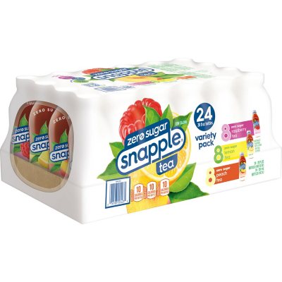 Diet Snapple Tea Three Flavor Variety Pack 20 fl. oz., 24 pk.