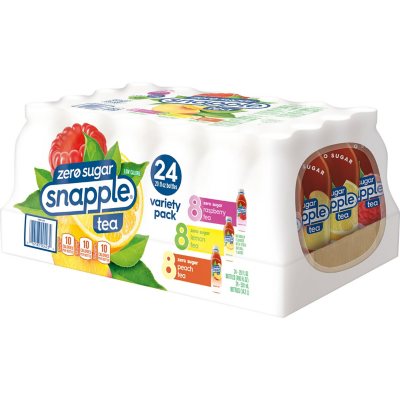 Diet Snapple Tea Three Flavor Variety Pack 20 fl. oz., 24 pk.