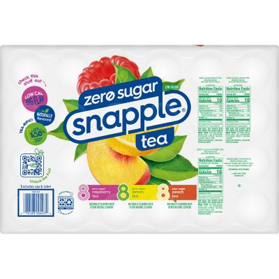 Diet Snapple Tea Three Flavor Variety Pack 20 fl. oz., 24 pk.