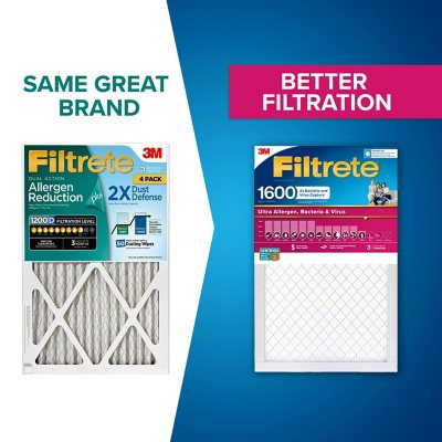 Filtrete Ultra Allergen Bacteria and Virus 1600 MPR 4pk