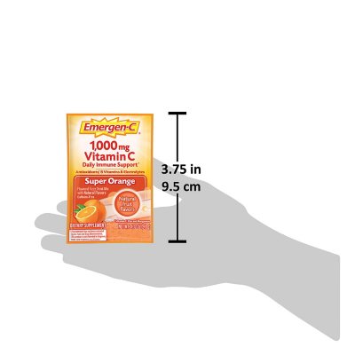 Emergen-C Drink Mix Variety Pack, Super Orange, Raspberry & Tangerine, 29.1 oz., 90 ct.