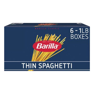 Barilla Pasta Thin Spaghetti 16 oz., 6 pk.