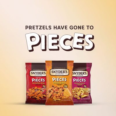 Snyder's of Hanover Variety Pack Pretzel Pieces, 2.25 oz., 20 pk.