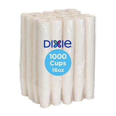 Dixie PerfecTouch Insulated Paper Cups, White, Various Sizes