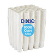 Dixie PerfecTouch Insulated Paper Cups, White, Various Sizes