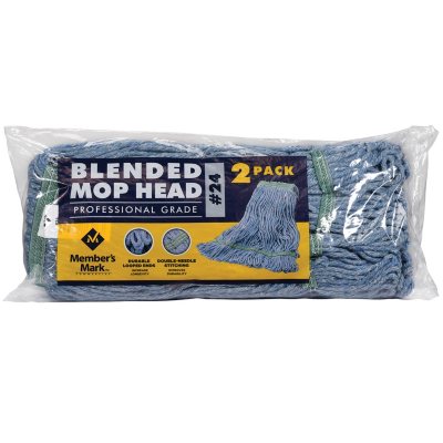 Member's Mark Commercial #24 Blended Mop Head 2 pk.
