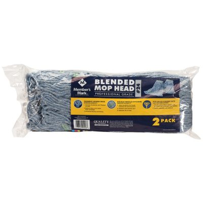 Member's Mark Commercial #24 Blended Mop Head 2 pk.
