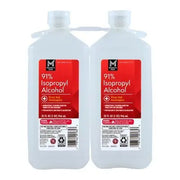 Member's Mark 91% Isopropyl Alcohol, 32 fl. oz., 2 pk.