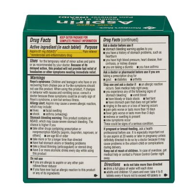Member's Mark 81mg Low Strength Aspirin, 730 ct.
