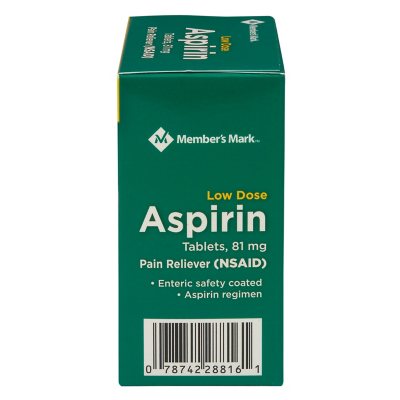 Member's Mark 81mg Low Strength Aspirin, 730 ct.