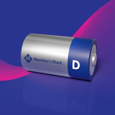 Member's Mark D Alkaline Batteries, 12 pk.
