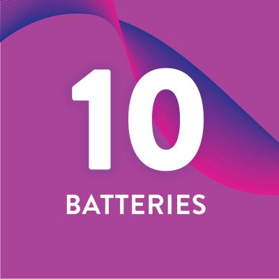 Member's Mark 9V Alkaline Batteries, 10 pk.