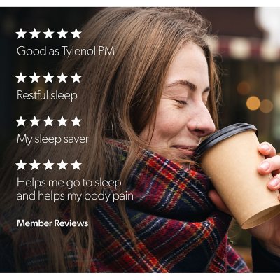 Member's Mark Acetaminophen PM Rapid Release Gelcaps, 375 ct.