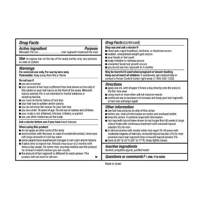 Member's Mark Minoxidil 5%, Hair Regrowth Treatment for Men, 2 oz., 6 ct.