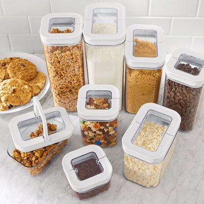 Member's Mark 8-Piece Fliplock Pantry Storage
