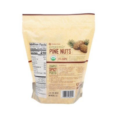 Member's Mark Organic Pine Nuts, 16 oz.