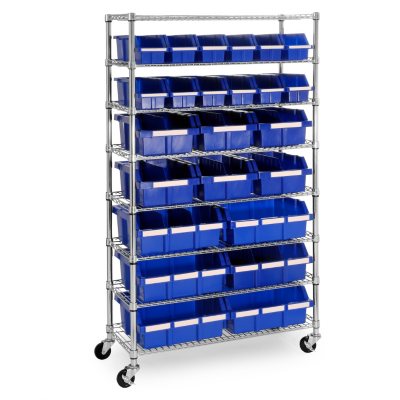 Member's Mark 24-Bin Rolling Rack