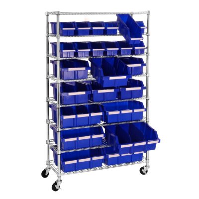 Member's Mark 24-Bin Rolling Rack