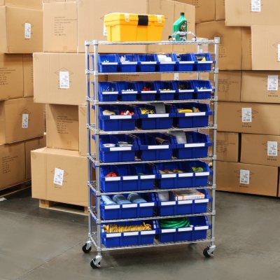 Member's Mark 24-Bin Rolling Rack