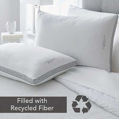 Member's Mark Hotel Premier Collection Bed Pillows, Assorted Sizes Set of 2