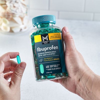 Member's Mark Ibuprofen Softgels, 200 mg, 400 ct.