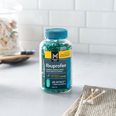 Member's Mark Ibuprofen Softgels, 200 mg, 400 ct.