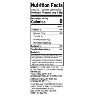 Member's Mark Olive Oil Cooking Spray, 14oz.