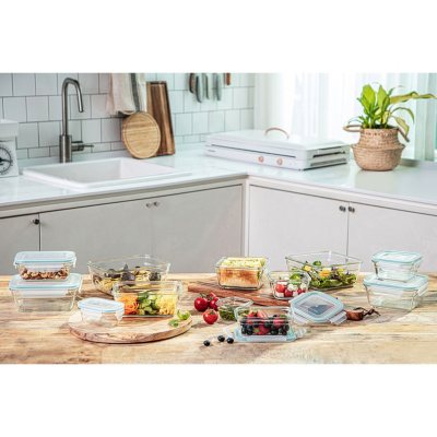 Member's Mark 24-Piece Glass Food Storage Set By Glasslock