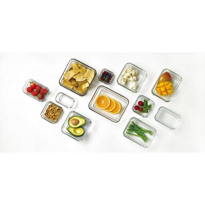 Member's Mark 24-Piece Glass Food Storage Set By Glasslock
