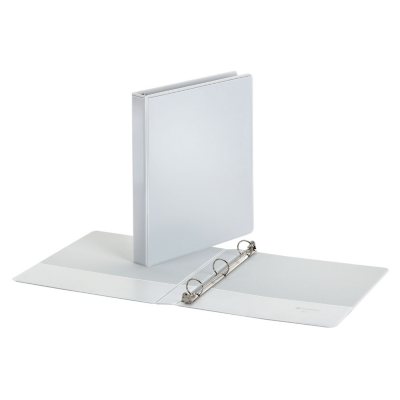 Member's Mark 1" Round-Ring View Binder, White, 8 pk.