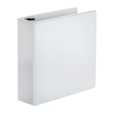 Member's Mark 3" D-Ring View Binder, White 2 pk.