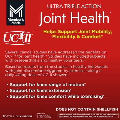 Member's Mark Ultra Triple Action Joint Health Tablets, 125 ct.