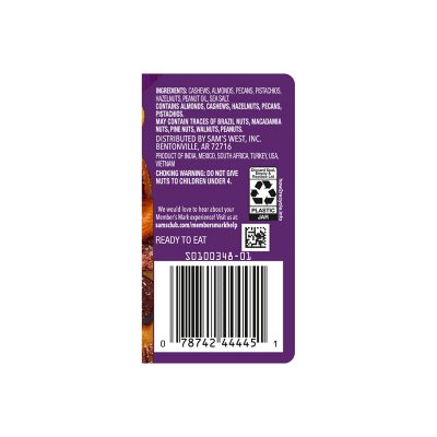 Member's Mark Deluxe Mixed Nuts with Sea Salt, 34 oz.