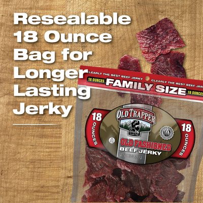 Old Trapper Old Fashioned Beef Jerky, 18 oz.