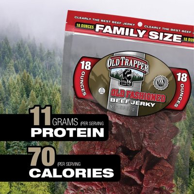 Old Trapper Old Fashioned Beef Jerky, 18 oz.