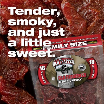 Old Trapper Old Fashioned Beef Jerky, 18 oz.