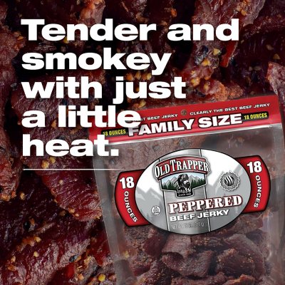Old Trapper Peppered Beef Jerky, 18 oz.